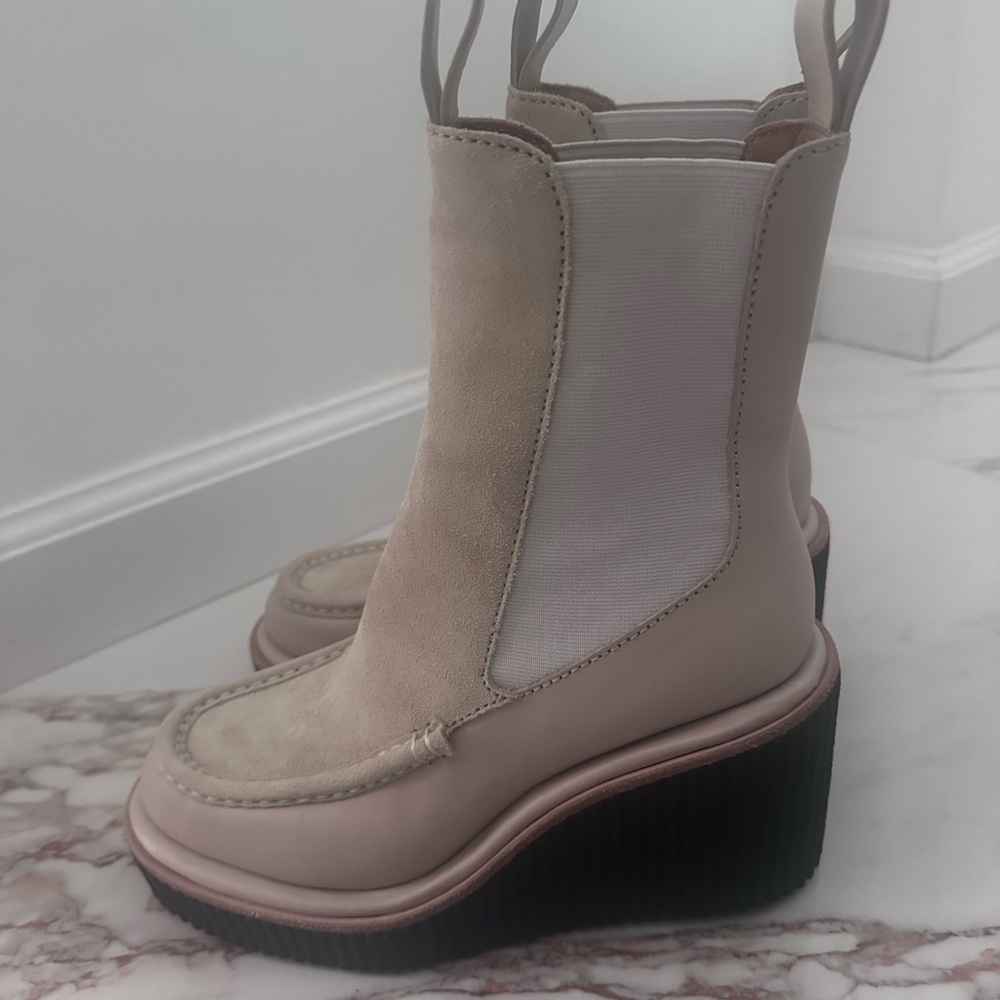 Rag & Bone Sloane Suede & Leather Chelsea Boots 37.5 - Picture 4 of 6